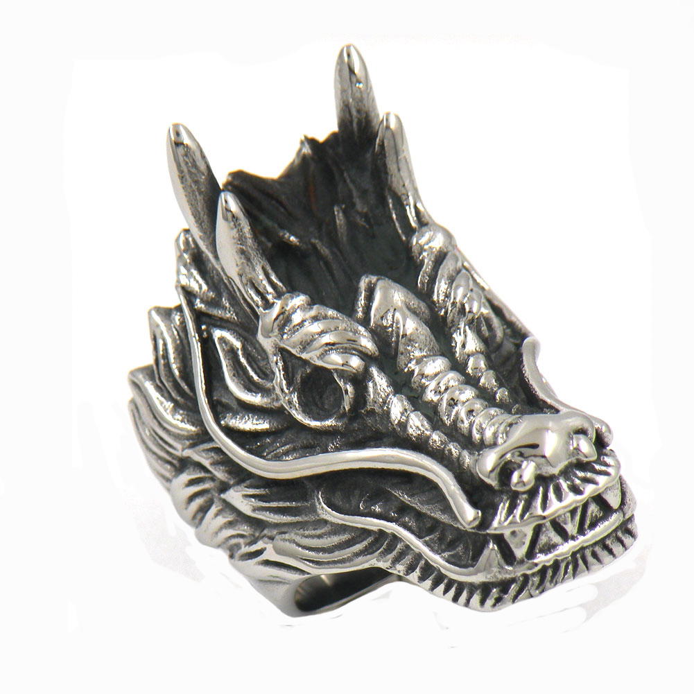 FANSSTEEL 12W01 STAINLESS STEEL MENS JEWELRY PUNK RING VINTAGE RING CHINESE DRAGON HEAD ANIMAL BIKER RING GIFT FOR BROTHERS
FANSSTEEL 12W01 STAINLESS STEEL MENS JEWELRY PUNK RING VINTAGE RING CHINESE DRAGON HEAD ANIMAL BIKER RING GIFT FOR BROTHERS