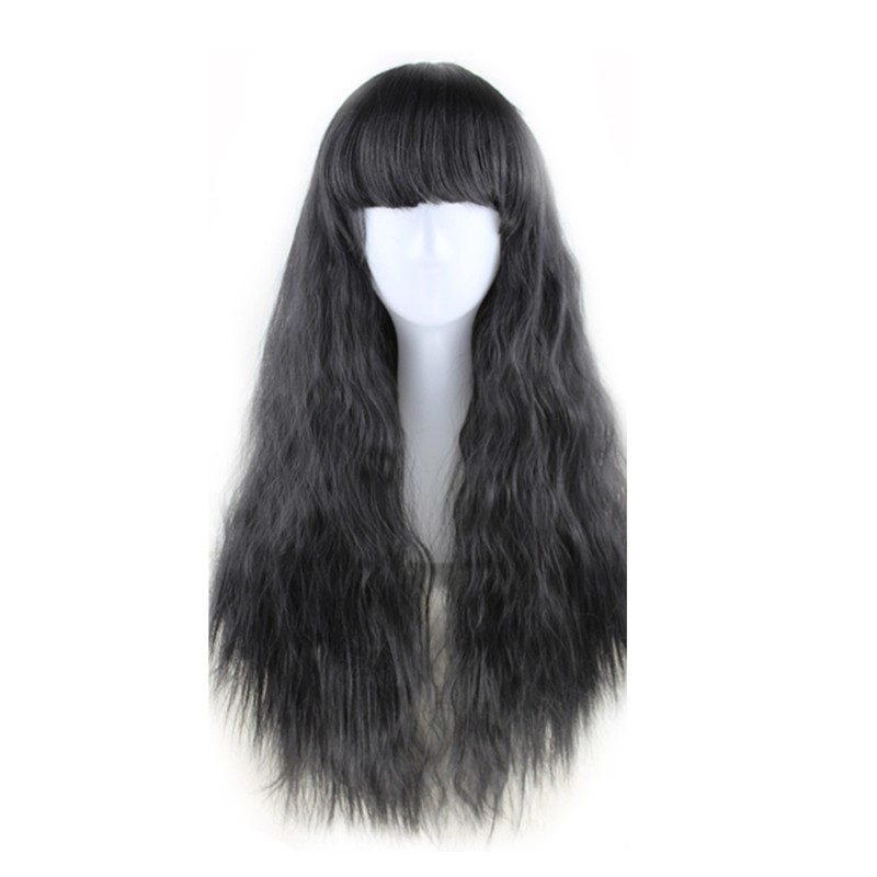 WoodFestival corn perm fluffy fiber wig women natural wigs kinky curly hair heat resistant long wig cosplay black burgundy brown, Dark brown
WoodFestival corn perm fluffy fiber wig women natural wigs kinky curly hair heat resistant long wig cosplay black burgundy brown, Dark brown