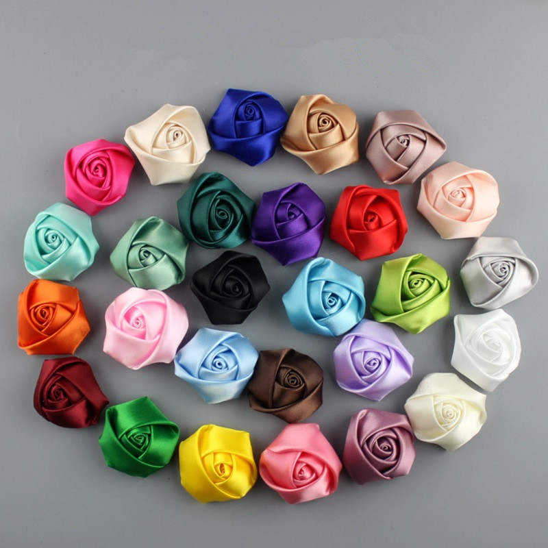 100pcs/lot Hand-Made 1.6" boutique Satin fabric rose Flower DIY For Baby Girl children hair accessories Garment accessories, Multi-color
100pcs/lot Hand-Made 1.6" boutique Satin fabric rose Flower DIY For Baby Girl children hair accessories Garment accessories, Multi-color