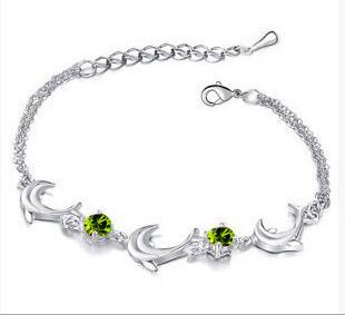 Brand new High-end bracelet dolphin Festival fish shape jewelry FB311 mix order 20 pieces a lot Charm Bracelets