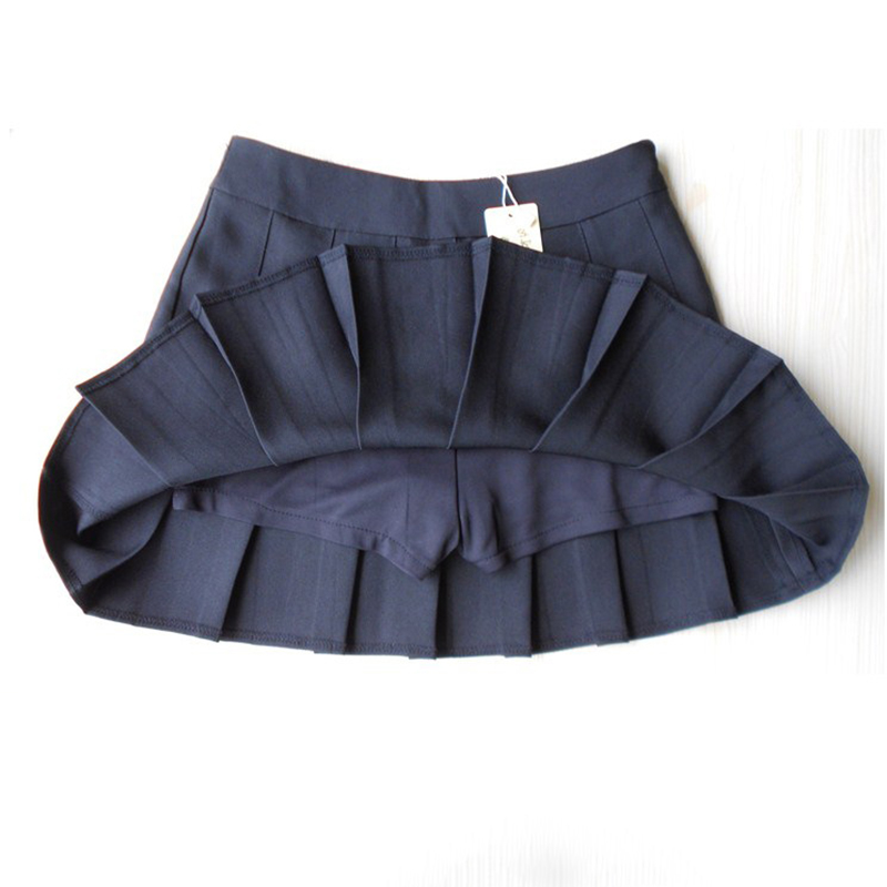 American School Style Fashion Women elegant half Pleated mini Skirts high waist casual girls skirts women leggings skirt