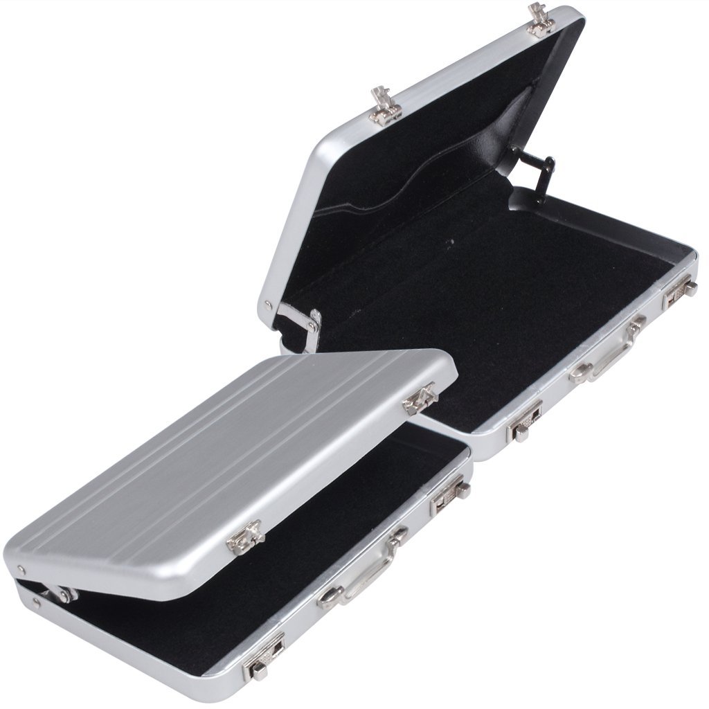 Business Card Holder Files Organizer Portable Mini Aluminum Safe Suitcase Briefcase Case
Business Card Holder Files Organizer Portable Mini Aluminum Safe Suitcase Briefcase Case