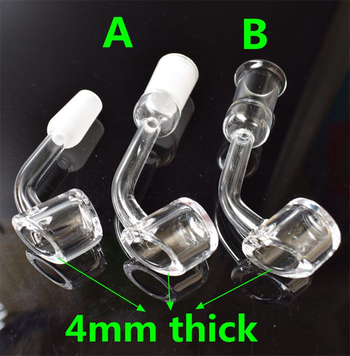 4mm thick quartz banger nails 45 90 Degrees domeless nails 10mm 14mm 18mm male female rigs oil dab bong water pipes bowls
4mm thick quartz banger nails 45 90 Degrees domeless nails 10mm 14mm 18mm male female rigs oil dab bong water pipes bowls