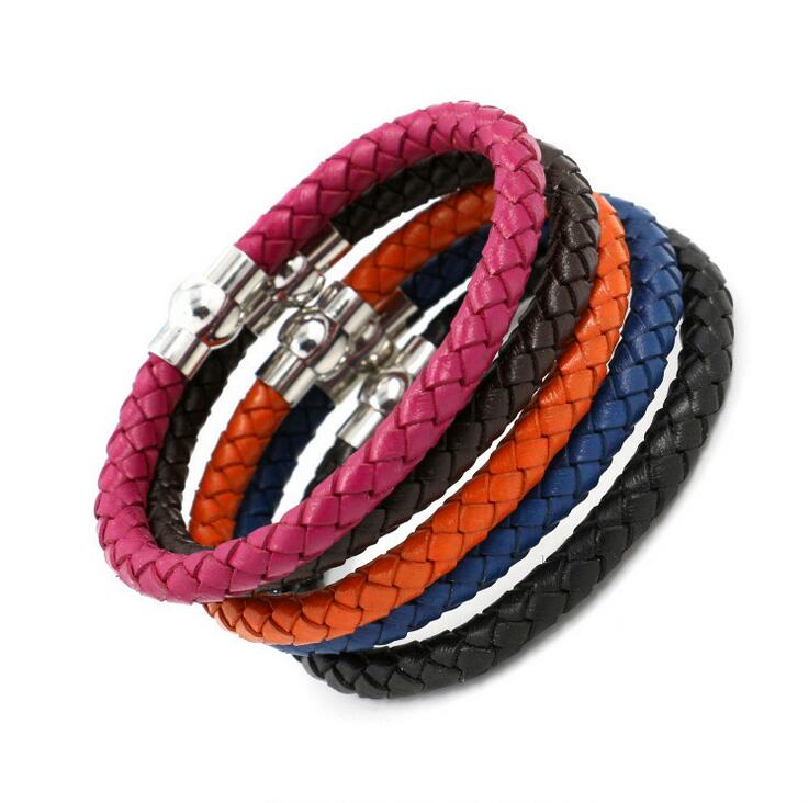 High quality Fashion personality leather braided bracelet burst leather buckle bracelet FB203 mix order 20 pieces a lot Beaded, Strands
High quality Fashion personality leather braided bracelet burst leather buckle bracelet FB203 mix order 20 pieces a lot Beaded, Strands
