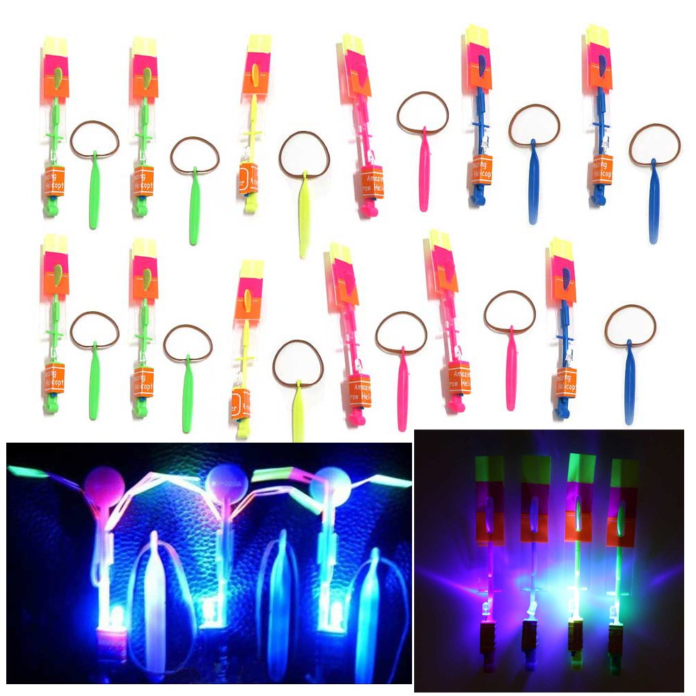 20Pcs/Lot Amazing LED Light Arrow Rocket Helicopter Rotating Flying Toy Fun Night Flashing Fly Arrow Kids Outdoor Flashing Toy
20Pcs/Lot Amazing LED Light Arrow Rocket Helicopter Rotating Flying Toy Fun Night Flashing Fly Arrow Kids Outdoor Flashing Toy