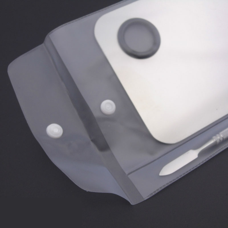 Stainless Steel Palette Nail Art Makeup Polish Gel Foundation Eyeshadow Mixing Spatula With Rod Manicure Set Cosmetic Tool ZA2329