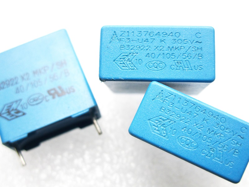 EPCOS cbb Polypropylene Film Polyester capacitor 0.47uf u47 474 305 pitch 15mm