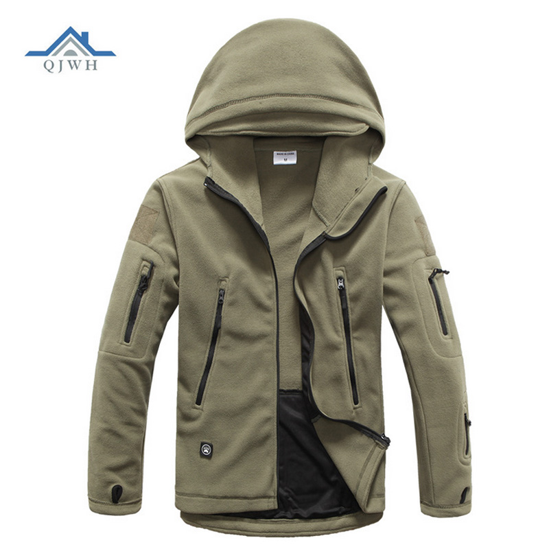 HOT 2017 Winter Warm Hiking Double Thicken Brim with Catching Male Polar Fleece TAD Tactical Multi Pocket Hoodies Thelmal Jacket Men, Brown
HOT 2017 Winter Warm Hiking Double Thicken Brim with Catching Male Polar Fleece TAD Tactical Multi Pocket Hoodies Thelmal Jacket Men, Brown