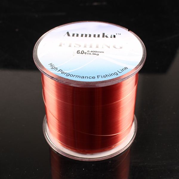 q0205 Anmuka fishing line 500m Monofilament Strong Quality Color Nylon Fishing Lines 8LB 12LB 16LB 20LB 25LB