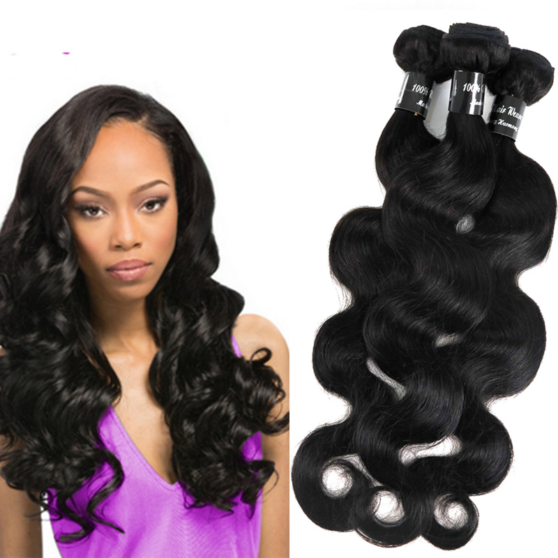 Brazillian Body Wave Bundles Virgin Human Hair Weaves Wefts 8-34" Unprocessed Indian Malaysian Russian Cambodian Mongolian Hair Extensions, Natural color
Brazillian Body Wave Bundles Virgin Human Hair Weaves Wefts 8-34" Unprocessed Indian Malaysian Russian Cambodian Mongolian Hair Extensions, Natural color