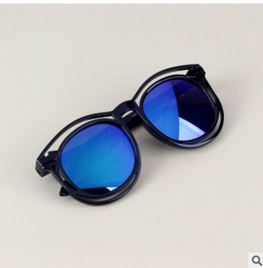 2017 New Kids Children Sunglasses Double Frame Hollow Design Sun glasses For Boys Girls Colorful Reflective Baby Goggle Z260305