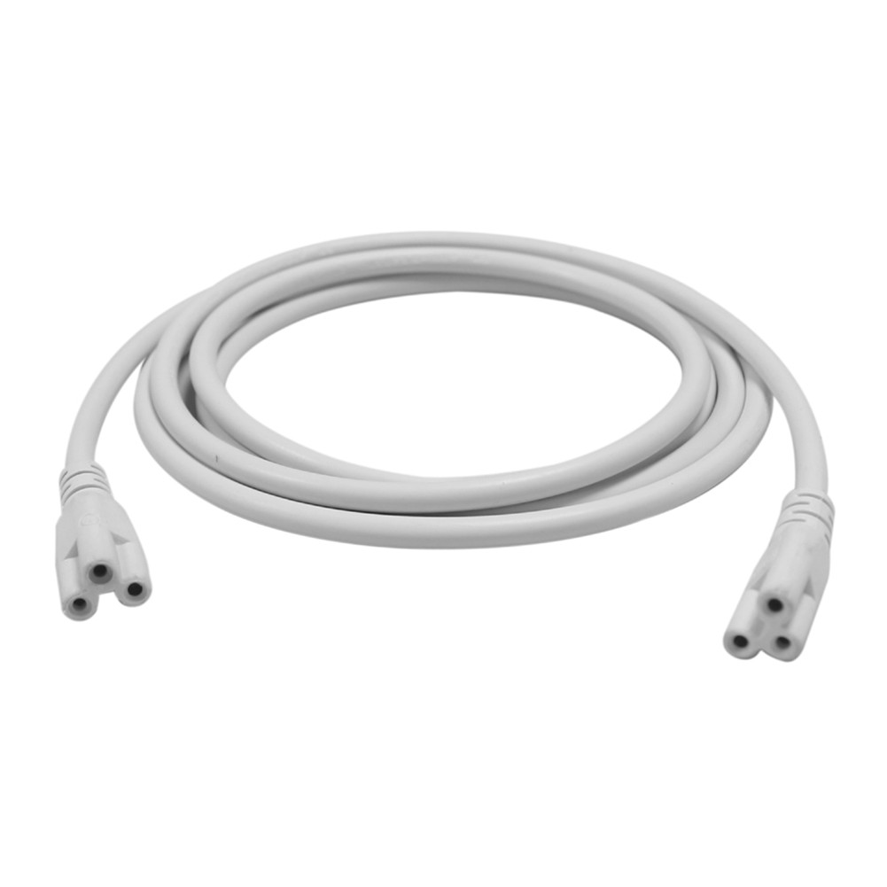 Free Shipping Accessories for Integration 8ft 4ft T8 LED Tube light Cable cords Wire extension connector Plug ON/OFF Switch for T5 LED TUBE Integrated
