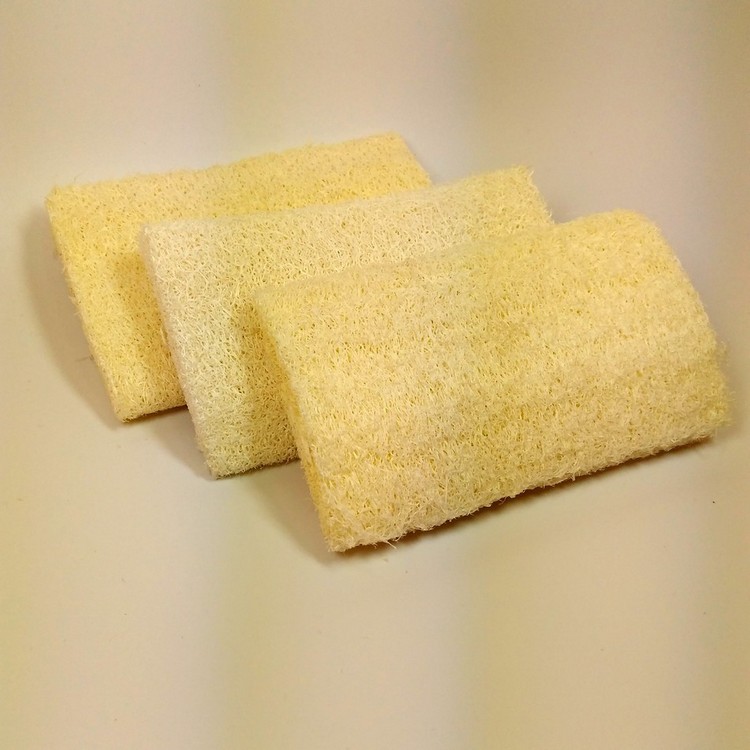 flat plant loofah Bath sponge spa Flat loofah bath sponge bathroom accessories new style Bath Brushes
