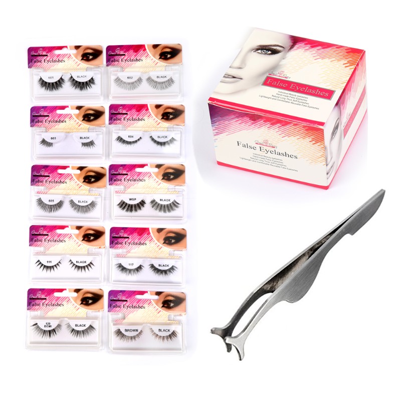 grearemy new 10 pairs travel eyelashes with 1pc professional false eyelashes extension applicator remover clip tweezers nipper silver
grearemy new 10 pairs travel eyelashes with 1pc professional false eyelashes extension applicator remover clip tweezers nipper silver