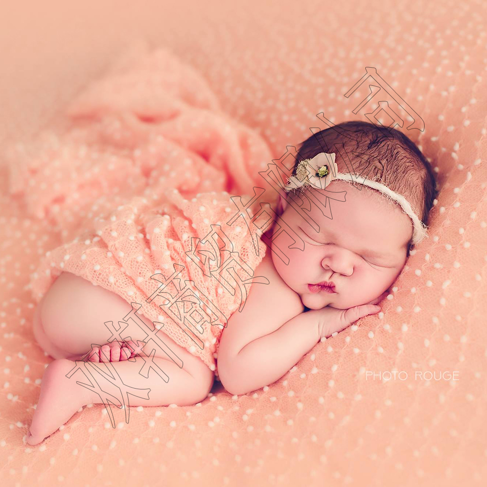 140*50cm Wraps Knit Bobble WNewborn Baby Photography Backdrops Background Newborn Fotografia Blanket Props