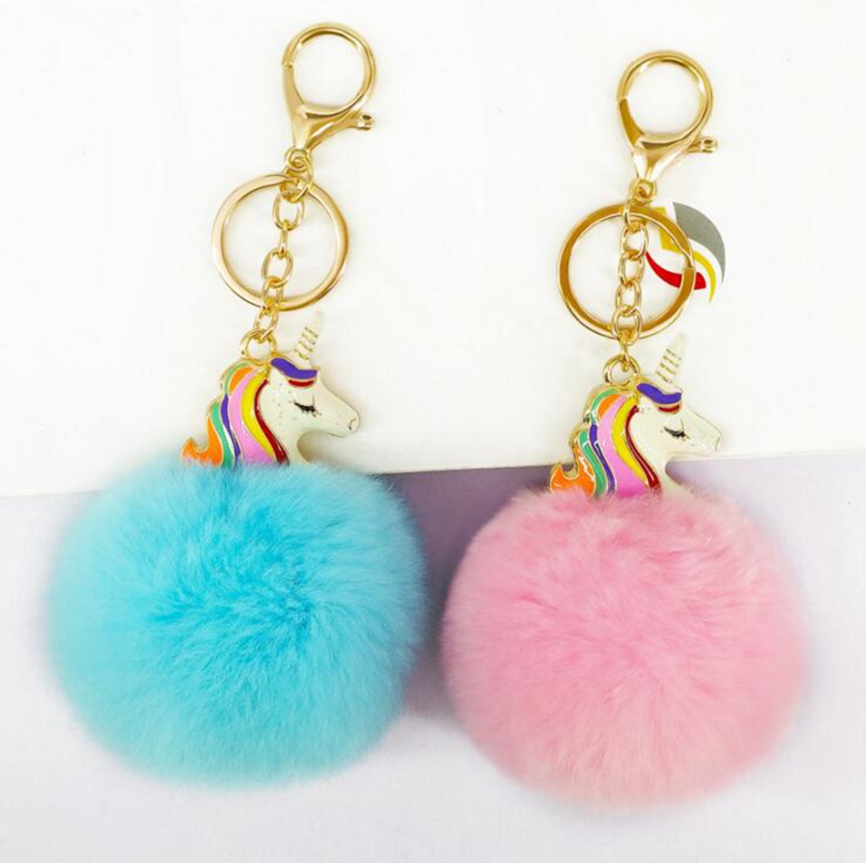 8CM Unicorn Cartoon Fur Key Chain Cute Fluffy Unicorn Pompom Bag Car Keyring Pendant 11 Styles OOA3311
8CM Unicorn Cartoon Fur Key Chain Cute Fluffy Unicorn Pompom Bag Car Keyring Pendant 11 Styles OOA3311