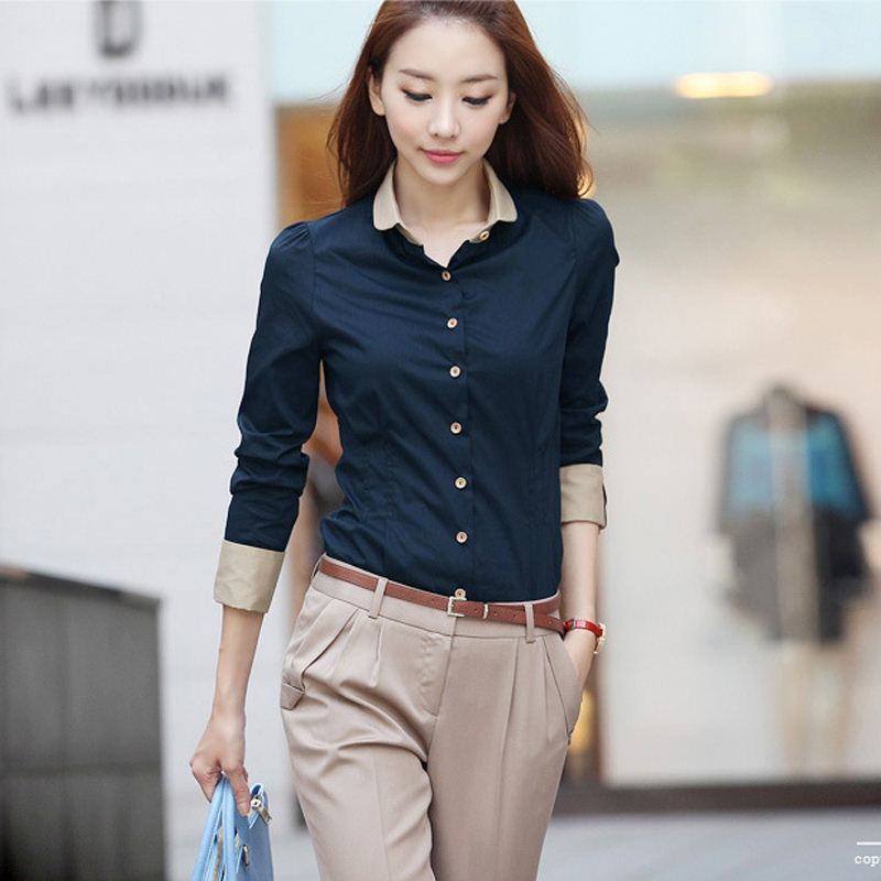 Casual Blouse Shirt Long Sleeve White Blusas Femininas Roupas Woman Clothes Body Ladies Work Wear Female Office Shirt Women Tops, Black 
Casual Blouse Shirt Long Sleeve White Blusas Femininas Roupas Woman Clothes Body Ladies Work Wear Female Office Shirt Women Tops, Black