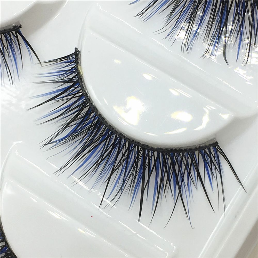5Pairs/Set Handmade Cross Thick False Lashes Long Eye Lashes Black & Blue Makeup Extension Beauty Tools
5Pairs/Set Handmade Cross Thick False Lashes Long Eye Lashes Black & Blue Makeup Extension Beauty Tools