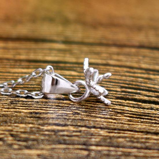 Sterling Silver 925 Plated White Gold 8-12mm Pearl or Round Bead Semi Mount Pendant clasp without necklace