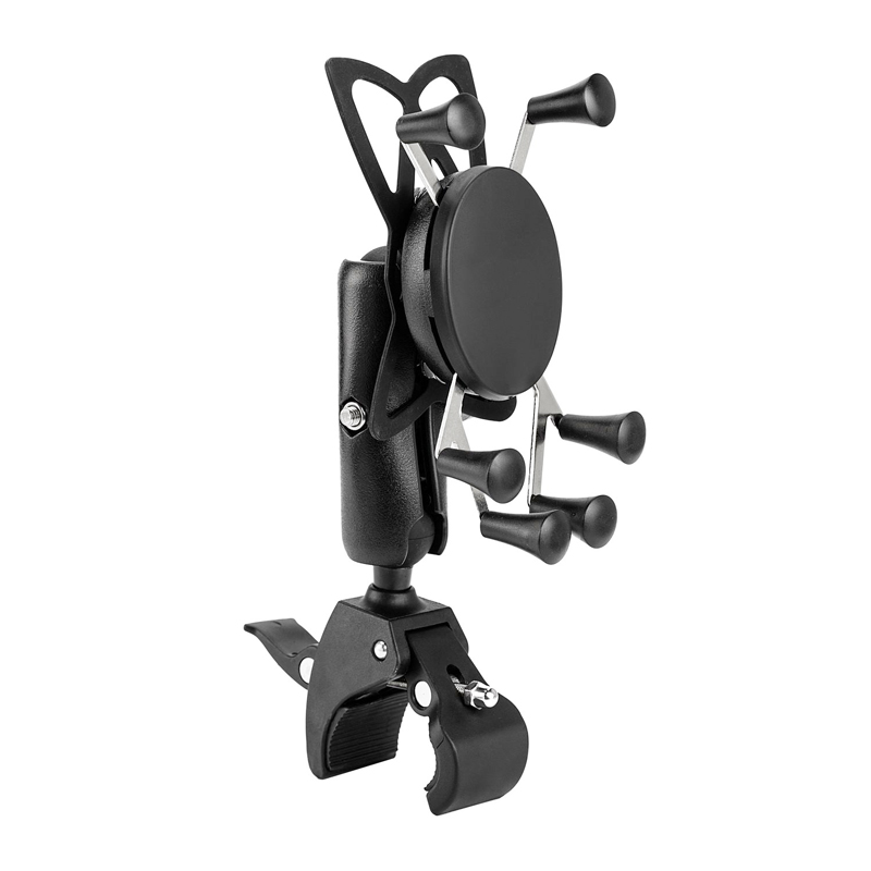 Versatile Vehicle Accessory: Multi-device Support Phone Stand Easily Attaches to Cycle Bars
