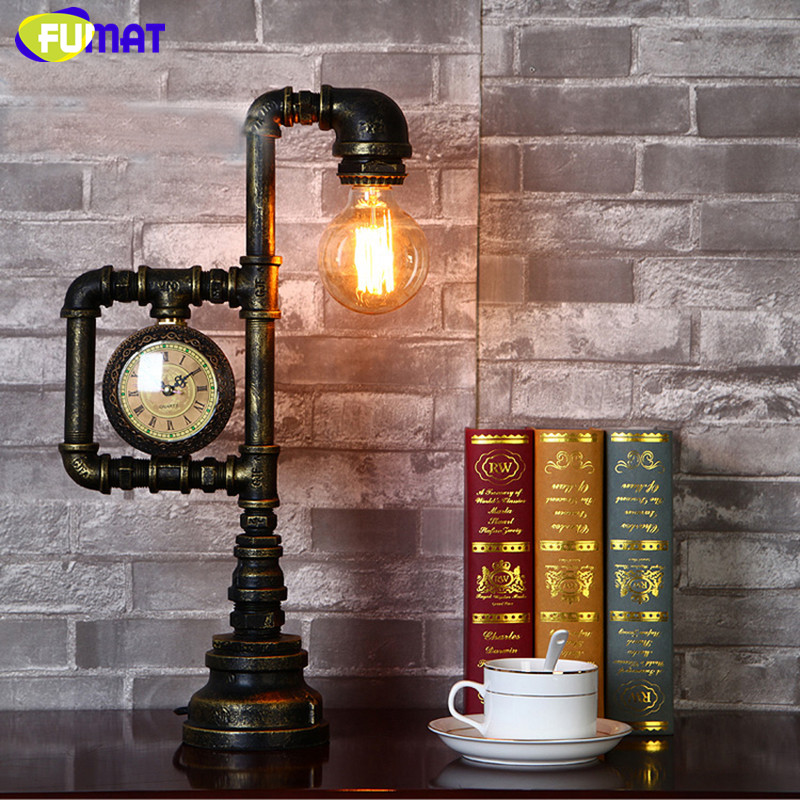 FUMAT Table Lamps Industrial Retro Water Pipe Table Lamp Creative Loft Edison Desk Lamp for Study Bedroom Table Light Luminaire
FUMAT Table Lamps Industrial Retro Water Pipe Table Lamp Creative Loft Edison Desk Lamp for Study Bedroom Table Light Luminaire