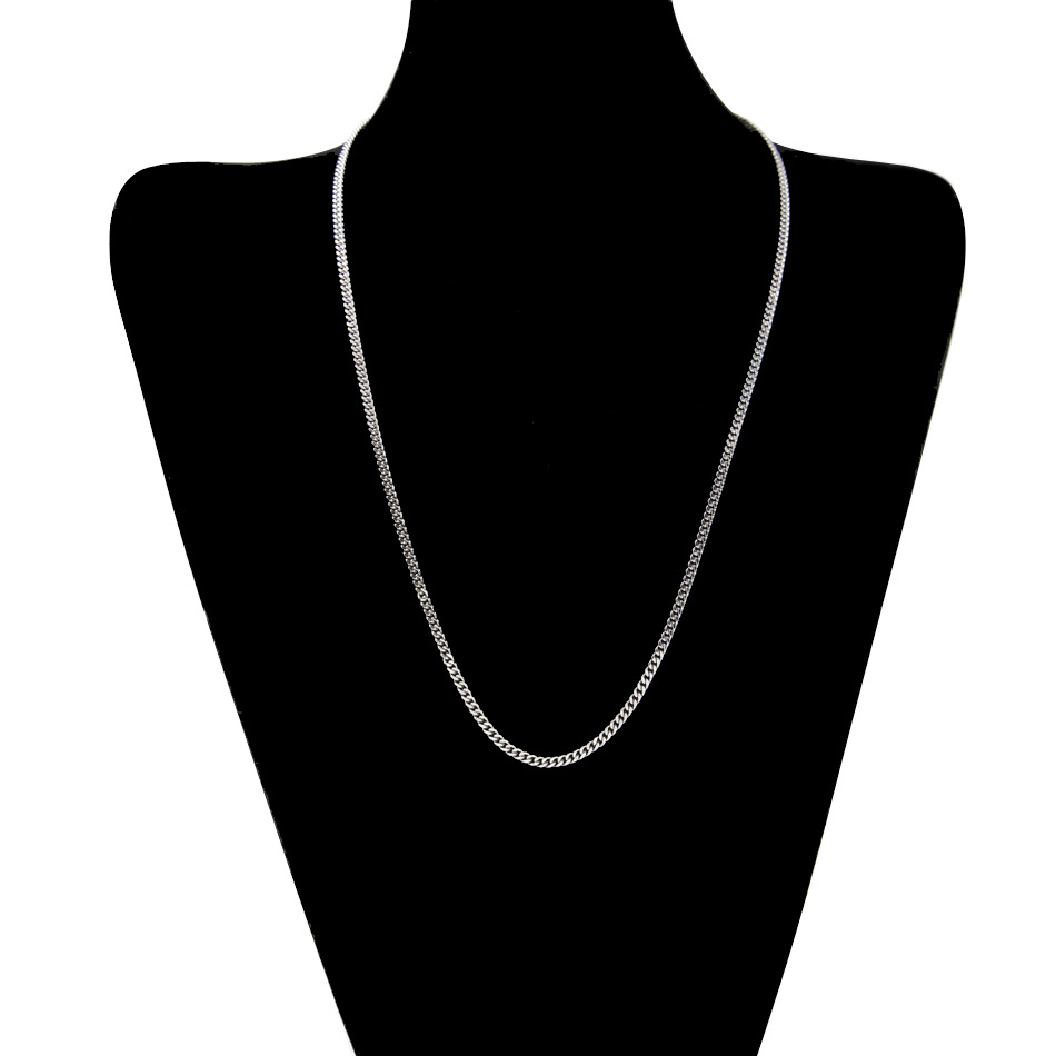 Hip Hop Men Chain Fashion Silver Gold Plated 3mm*20/24inch 5mm*30inch miami cuban link chain Alloy Jewelry Accessories