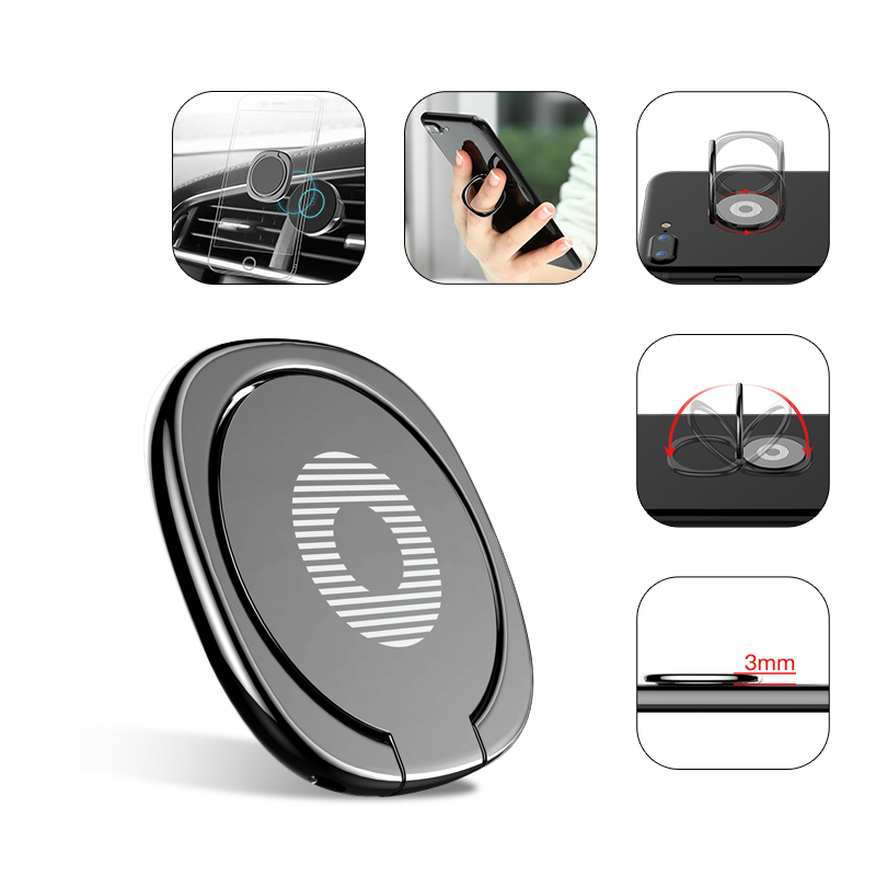 New Luxury 360 Degree Metal Finger Ring Holder Smartphone Mobile Phone Finger Stand Holder For iPhone 7 6 Samsung Tablet with Package, Mixed color
New Luxury 360 Degree Metal Finger Ring Holder Smartphone Mobile Phone Finger Stand Holder For iPhone 7 6 Samsung Tablet with Package, Mixed color
