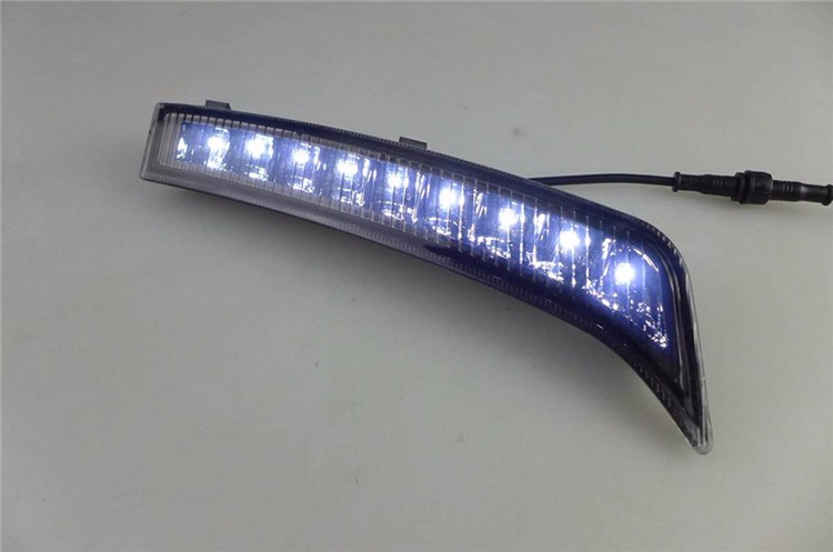 2pcs/set DRL Daytime Running Lights for Subaru Forester 2013 2014 Dimming style Relay 9 Chips Car Led light