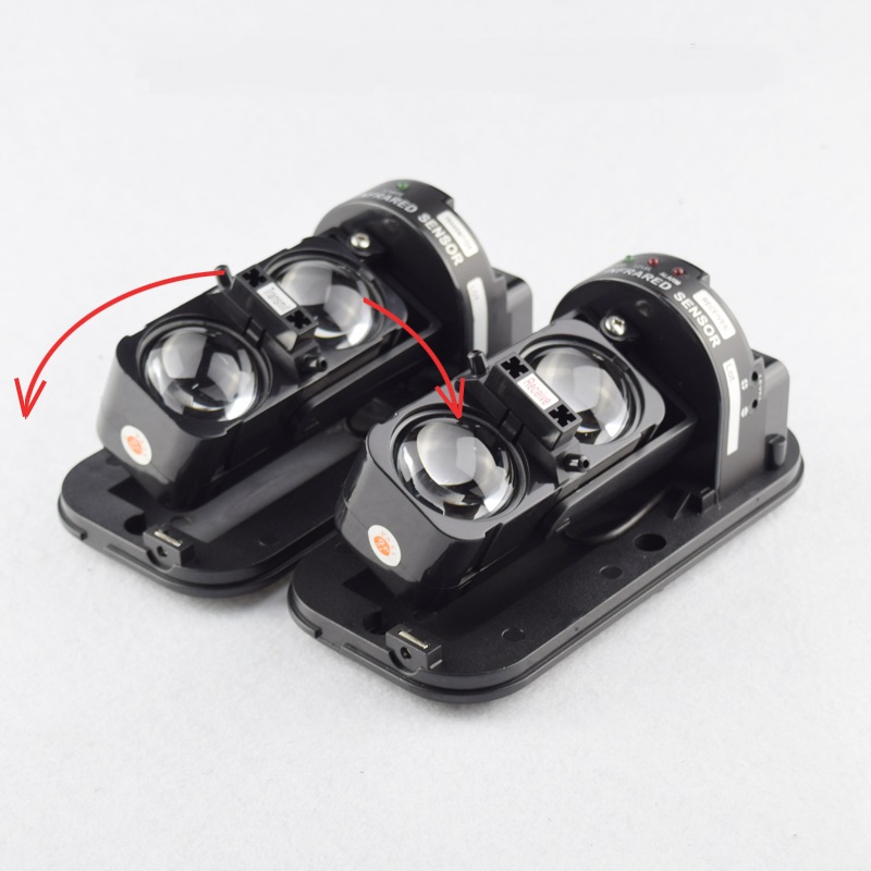 Newest Photoelectric Dual Beam Perimeter Fence Active Infrared IR Sensor Barrier Detector Transmitter Receiver ABT-60/80/100