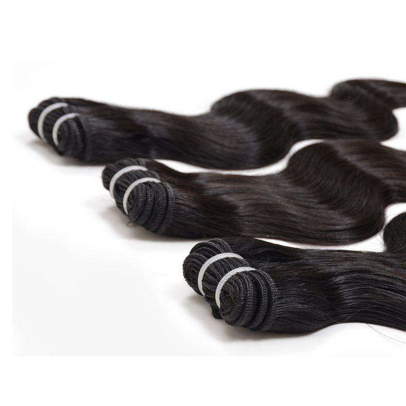 Free shipping 18bundles/lot 100% Brazilian Human Weave Wavy Body Wave Natural Color Hair Extensions Free Shipping