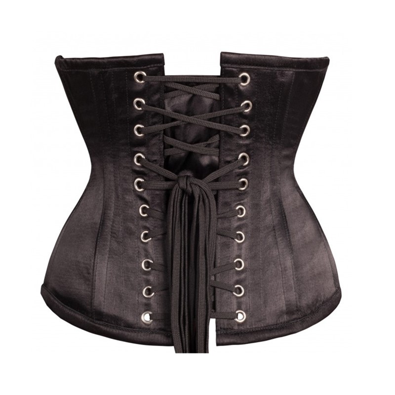 Hourglass Waist Training Corset Women Sexy 16 Steel Bones Underbust Waist Taming Corsets with Brocade Embroidery Hip Panels Waist Trainer