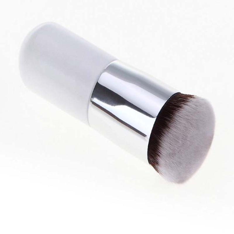 Professional Liquid Foundation Brush Wood Handle Beauty Kabuki Brush Flat Synthetic Hair Makeup Brushes Free Shipping