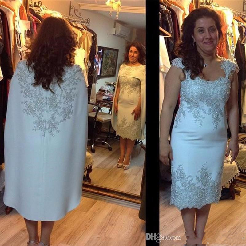 Elegant Mother Of Bride Dresses Lace Wedding Guest Gowns 2017 New Fashion Plus Size Mother Dress With Wrap