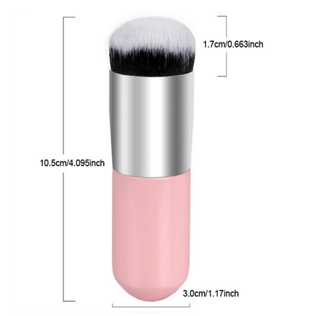 Brand new Flat Liquid Foundation Makeup Brushes Blush Buffer Powder Make up Brushes Beauty Primer Kabuki Contour Brush Tools
