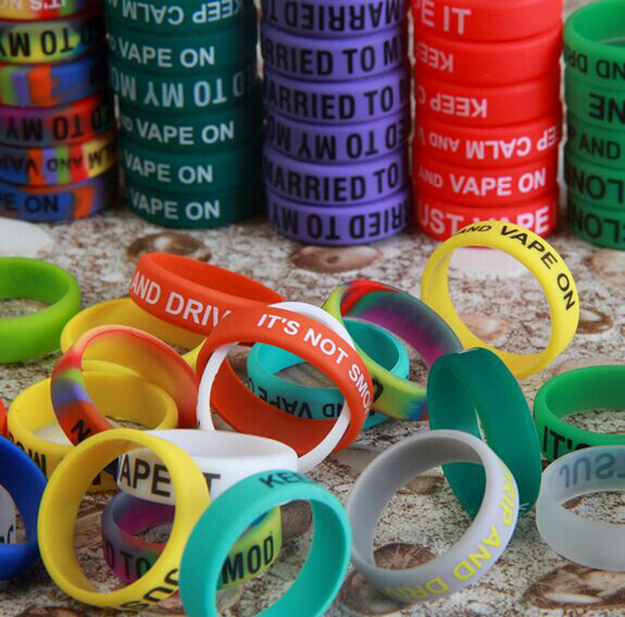 500Pcs DHL Shipping Free to Custom Vape Bands 22mm*7mm*2mm Colorful Logo Vape Bands Silicone Rings for E Cigarette Mod Sub Ohm Tank
500Pcs DHL Shipping Free to Custom Vape Bands 22mm*7mm*2mm Colorful Logo Vape Bands Silicone Rings for E Cigarette Mod Sub Ohm Tank