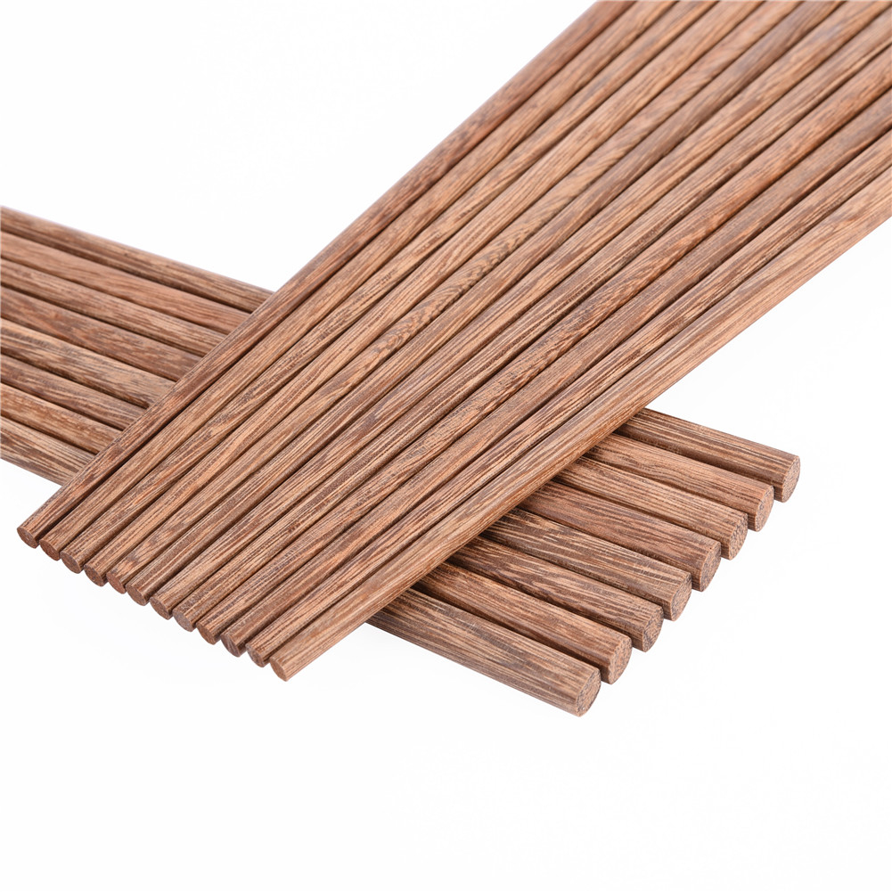Wholesale- 10 Pairs/lot Natural Top Grade Chickenwing Wood Health Without Lacquer Wax Tableware Eco-friendly Log Chopsticks