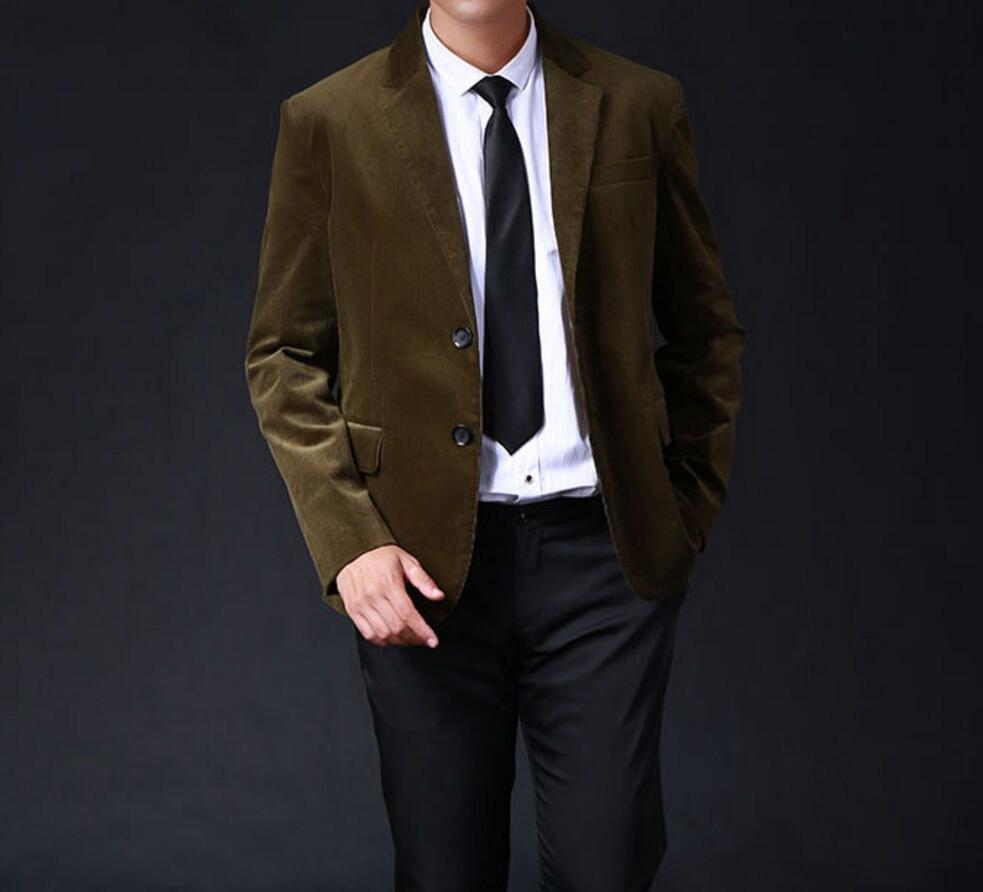 Men Business Casual Corduroy Suit Male Famous Brand Blazer Party Spring Autumn Men Outwear, Brown
Men Business Casual Corduroy Suit Male Famous Brand Blazer Party Spring Autumn Men Outwear, Brown