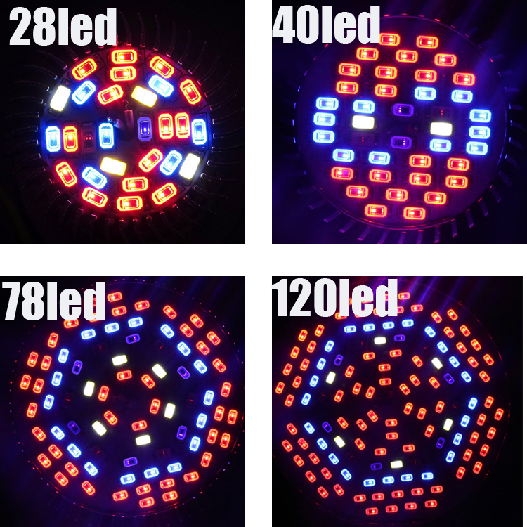 Lights Grow Full Spectrum LED bulbs 18W 30W 50W 80W LED Grow Lights indoor Hydroponic Systems Plants lamp for flowering and growing DHL