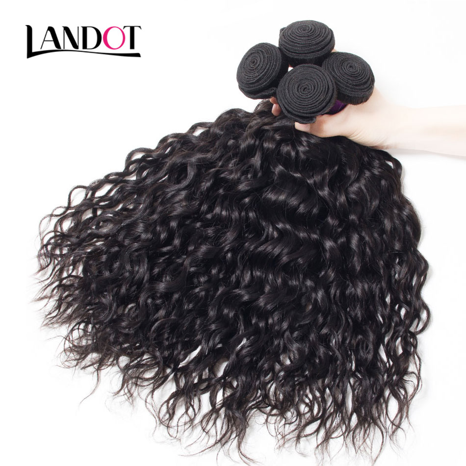 Brazilian Malaysian Indian Peruvian Virgin Human Hair Weaves 20/30 Bundles Body Wave Straight Loose Deep Wave Jerry Curly Hair Natural Black