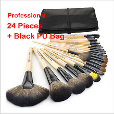 Pro Makeup Cosmetic 24pcs/Set Brushes Powder Foundation Eyeshadow Lip Brush Tool #R56