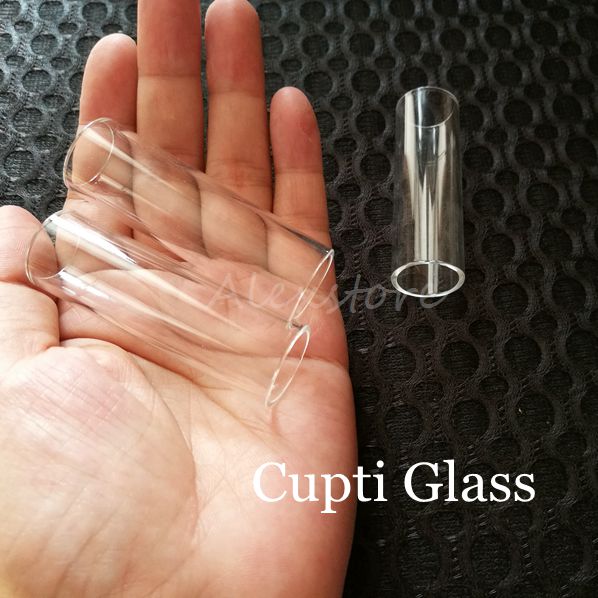 Cupti Glass Replacement Spare Pyrex Glass Tube for Kanger Kangertech Cupti Tank Atomizer 75W TC Starter Kit 60mm*19mm with clear Color
Cupti Glass Replacement Spare Pyrex Glass Tube for Kanger Kangertech Cupti Tank Atomizer 75W TC Starter Kit 60mm*19mm with clear Color