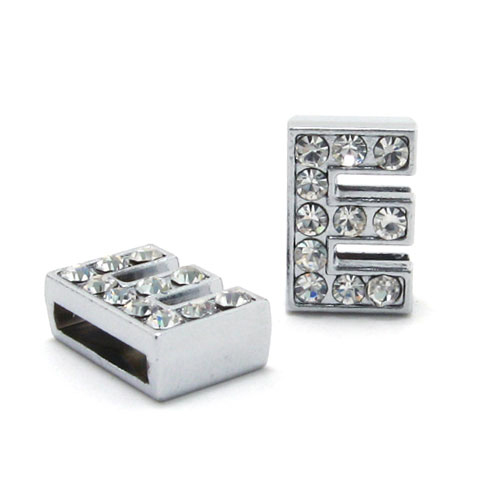 10MM Full Rhinestone Slide Letters "A-N Can Choose Each Letters" (10 pieces/lot) Fit DIY Wristband & Bracelet LSSL02
10MM Full Rhinestone Slide Letters "A-N Can Choose Each Letters" (10 pieces/lot) Fit DIY Wristband & Bracelet LSSL02