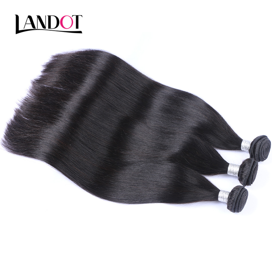 Brazilian Straight Virgin Human Hair Weaves Bundles 8A Grade Unprocessed Peruvian Indian Malaysian Cambodian Brazillian Remy Hair Extensions