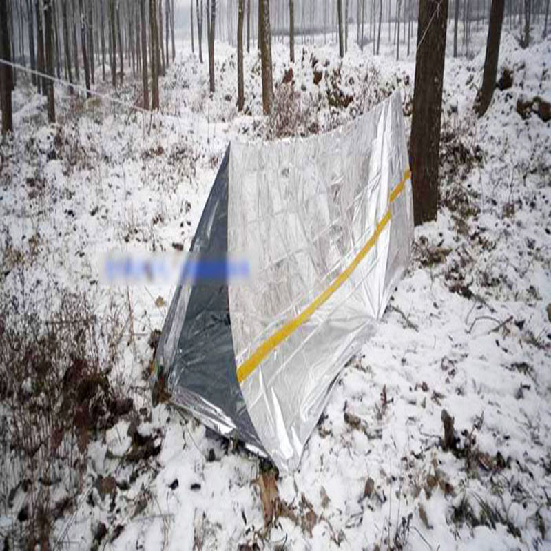20pcslot 240160cm Waterproof Sliver Mylar Thermal Survival Shelter Emergency shelter for Camping tent Sporting Outdoor DHL