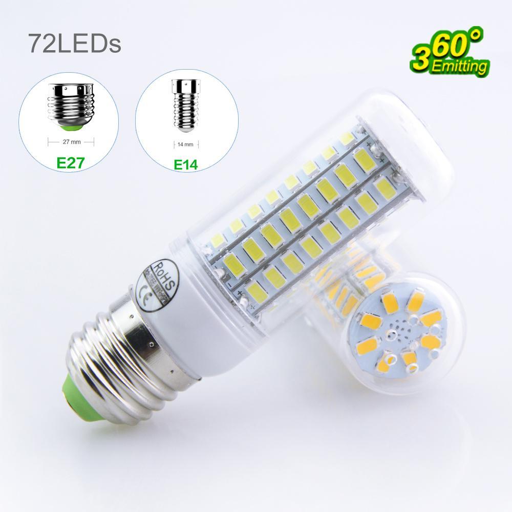 SMD5730 E27 GU10 B22 E12 E14 G9 LED lamp 7W 9W 12W 15W 18W 24W 110V 220V 360 angle LED Bulb Led Corn light