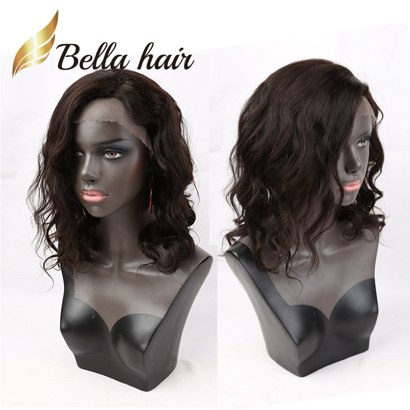 Glueless Brazilian Wavy Short Cut Remy Virgin Human Hair HD Transparent Lace Front Wigs Full Lace Wig For Black Women Pre Plucked Unique Bob Style Wig