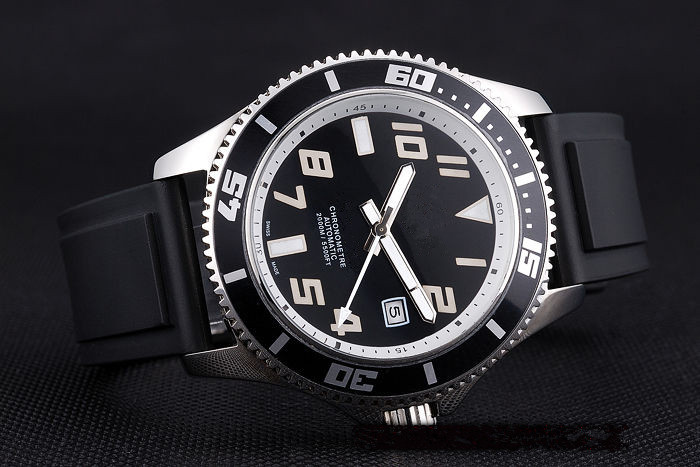 TOP quality MAN rubber watch Male Clock stainless watches mechanical automatic wrist watch 213