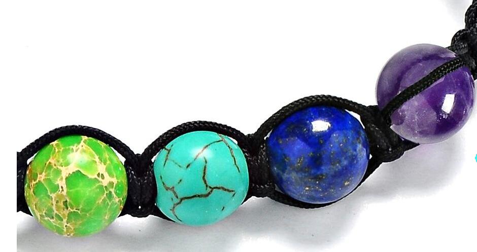 7 Chakra Healing Balance Beads Bracelet Yoga Life Energy Bracelet Lovers Casual Jewelry