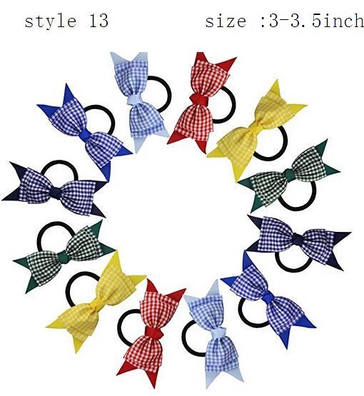 4INCH double Hair Botwknot with Clip Handmade baby headband Baby Girls' Hair Accessories 20pieces