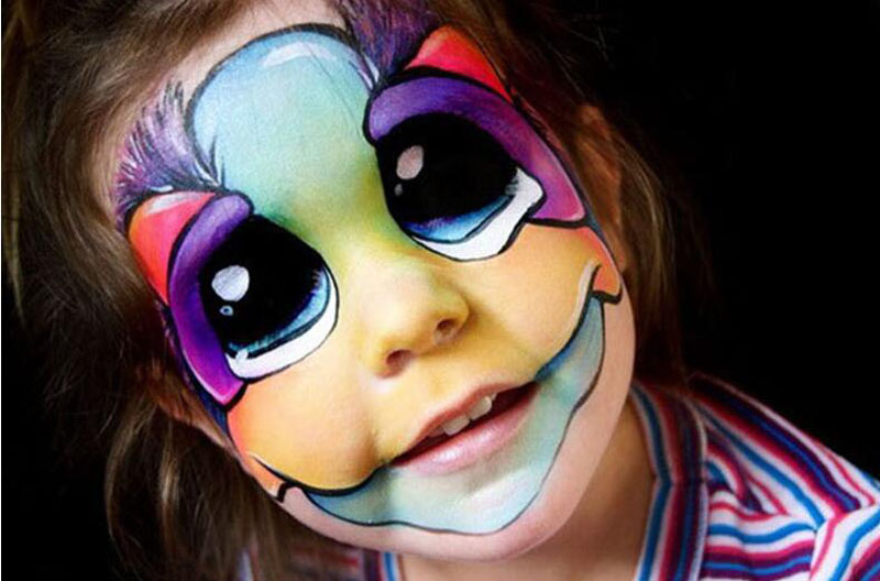 6 Colors Face Painting Crayon Pencils Splicing Structure Paint Body Paint Pen Stick For Children Party Makeup ZA2677